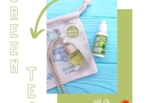 Perfumadores para auto MANDARINA - TE VERDE