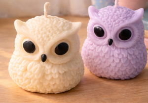 Vela soja Búho grande